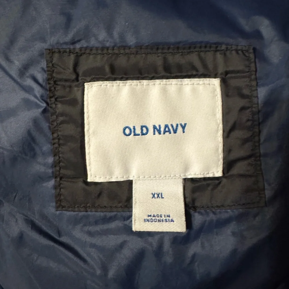 Old Navy Men's Bright Orange Vest - Picture 2 of 2